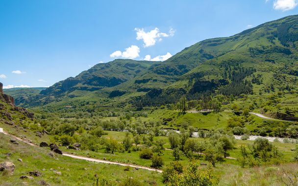 Красиві грузинського краєвид влітку. Грузія, Кавказький - Фото, зображення