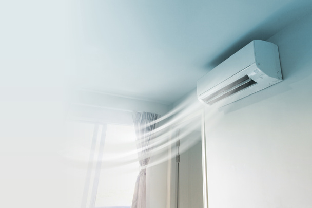  Klimaanlage an der Wand Hintergrund  - Foto, Bild