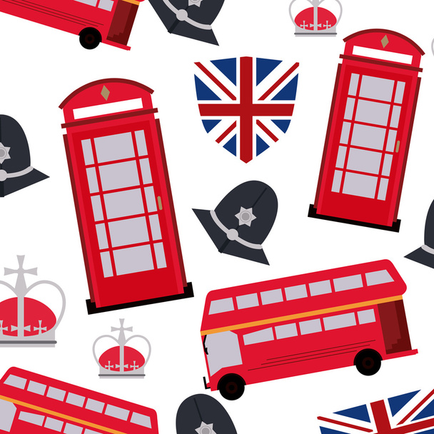 Conjunto de iconos. Reino Unido diseño. gráfico vectorial
 - Vector, imagen