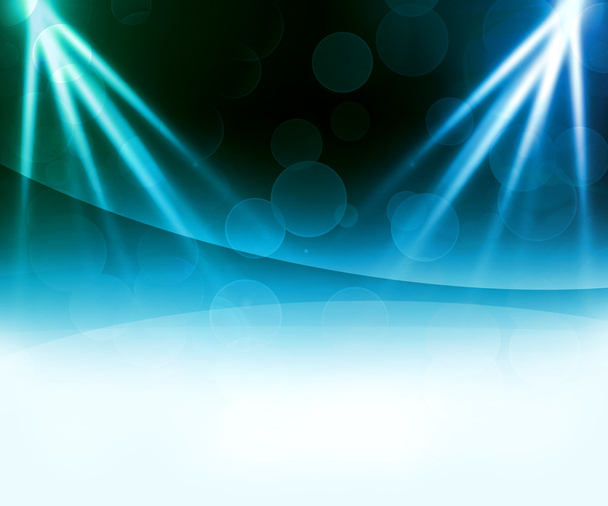 blauer Laser abstrakter Hintergrund - Foto, Bild