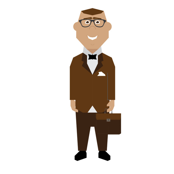 Isolated Businessman illustration - Vector, Image