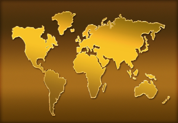 World map silhouette - Zdjęcie, obraz
