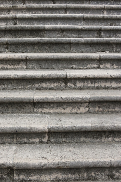 Detail van de stappen van een oude stenen trap - Foto, afbeelding