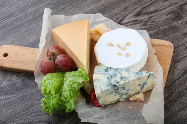 Delicious Cheese plate - Photo, Image