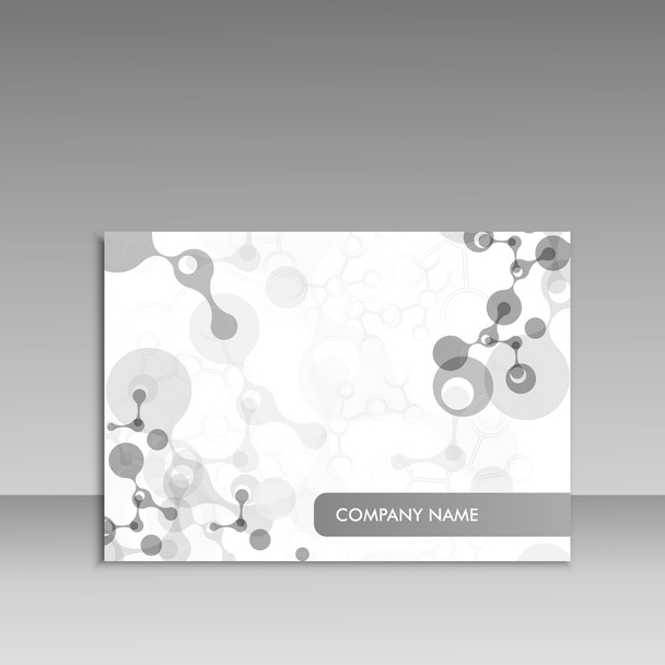 Abstract connecting composition for annual report, brochure template design, book cover. Vector illustration - Vektori, kuva