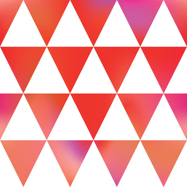 Decorative triangles. Abstract stylish background. Vector seamless patterns. - Vector, Image