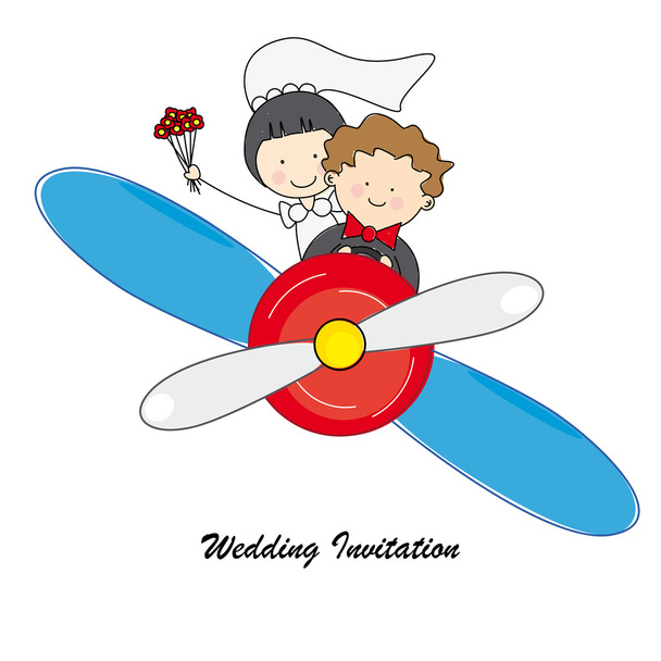 Wedding invitation - Vektor, obrázek