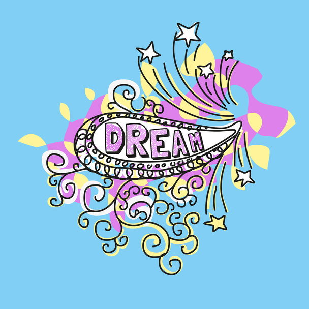 Dream creative idea - Vetor, Imagem