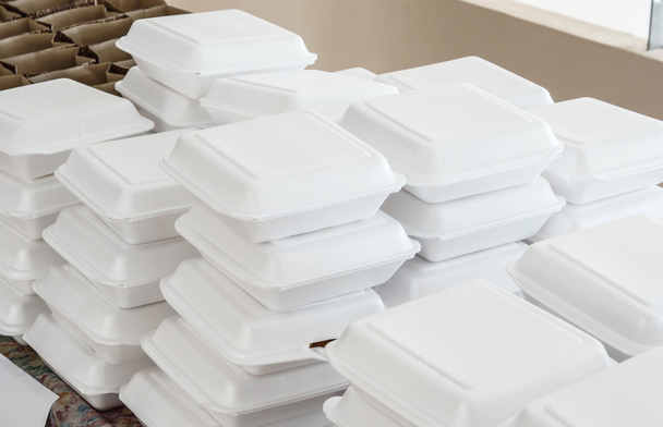 Stacks of foam boxes - Photo, Image
