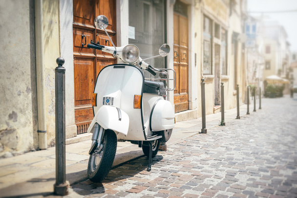 italian scooter in the street - Photo, Image
