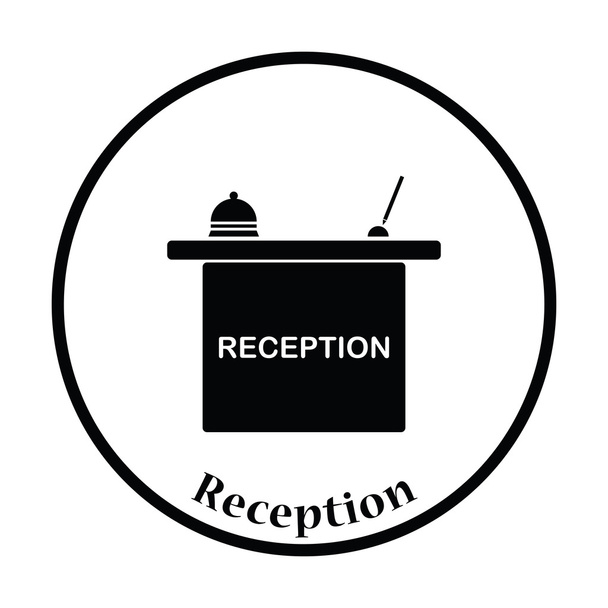 Icona della reception dell'hotel
 - Vettoriali, immagini