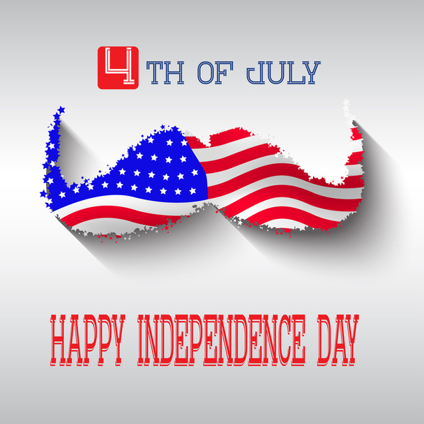 Happy independence day card Estados Unidos de América, 4 de julio. Vector
 - Vector, imagen