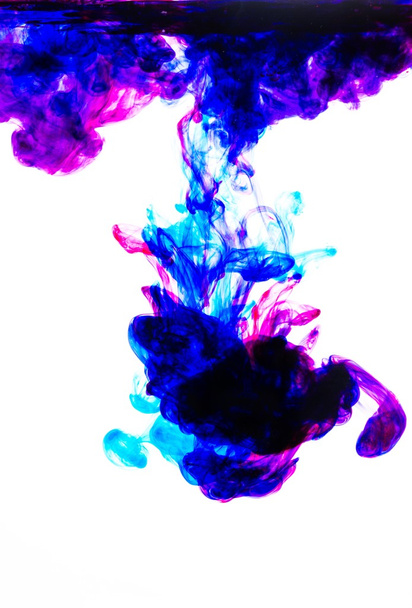  acrylic color in water - Zdjęcie, obraz