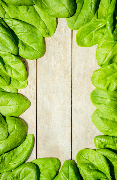spinach salad background - Photo, Image
