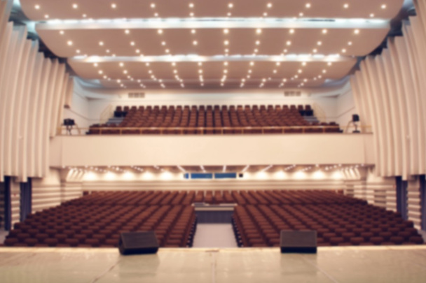 Theater Stage and empy hall seats - Foto, Imagem