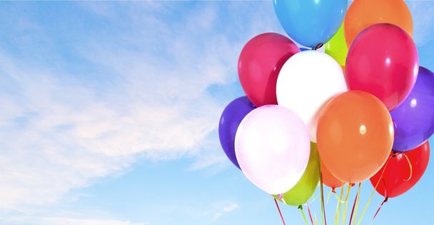  bunch of colorful balloons - Foto, Bild