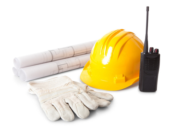 Set of constructions worker objects - Фото, изображение