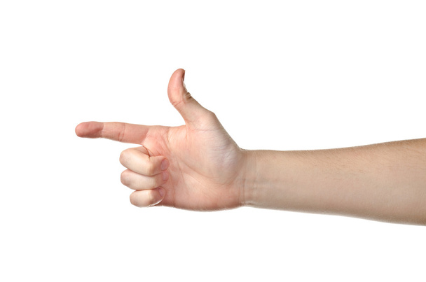Pointing finger - Фото, изображение