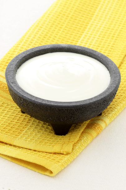 Fresh delicious sour cream - Photo, Image