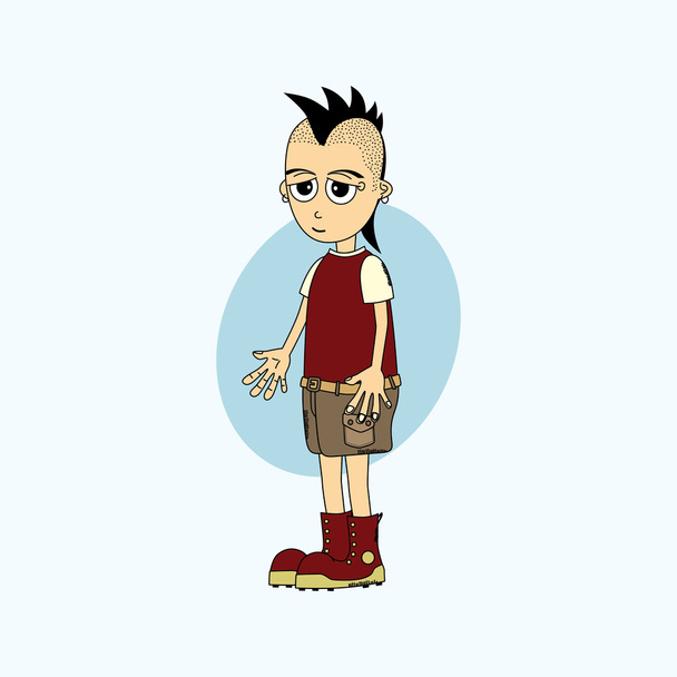 male cartoon character - ベクター画像