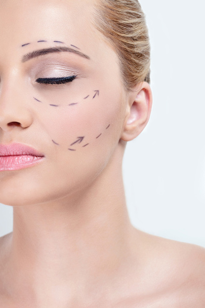 Facial surgery correction - Photo, image
