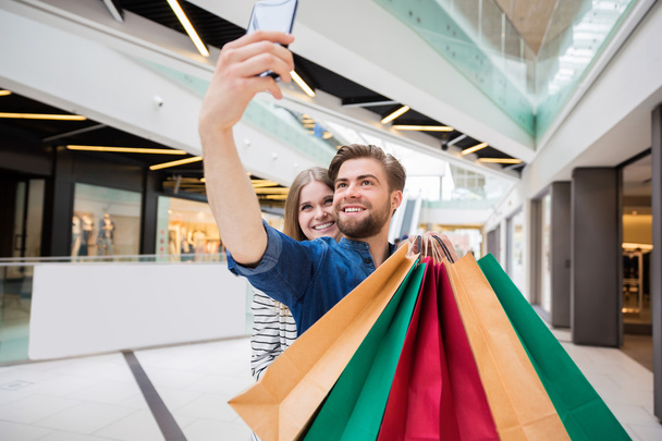 Selfie from shopping centre - Photo, Image
