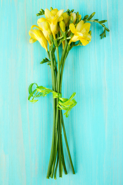 Bouquet of freesia flowers. - Foto, afbeelding