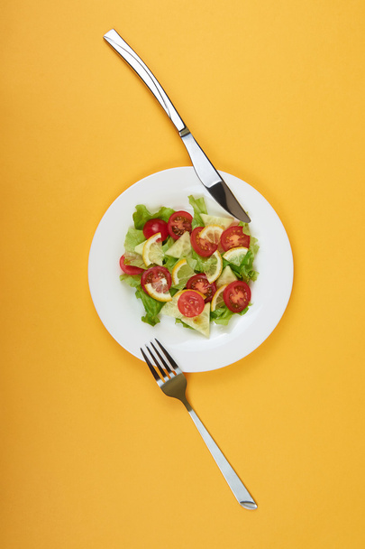 vegetables salad.healthy food - Foto, afbeelding