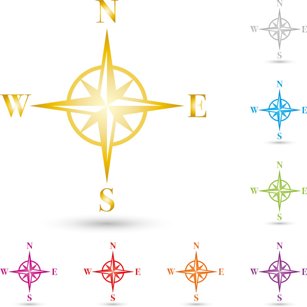 Kompass, compass, Logo, Zeichen - Vector, Image