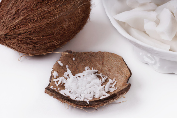 kokos in de Cocos schil - Foto, afbeelding