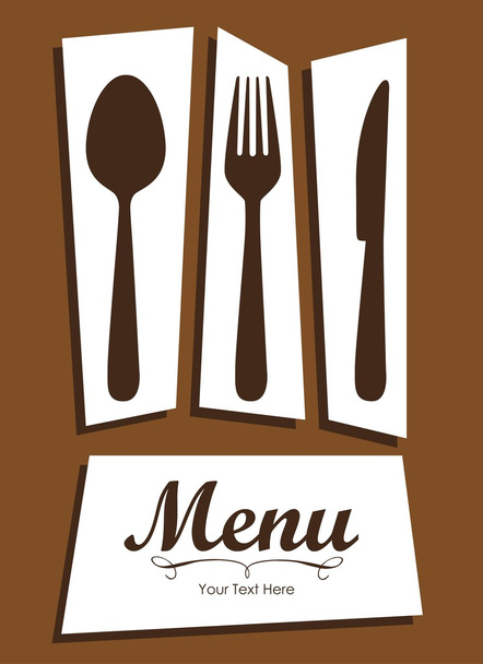 elegante kaart voor restaurant menu - Vector, afbeelding