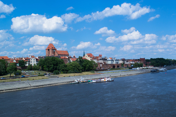 Torun, Lengyelország - waterfront - Fotó, kép