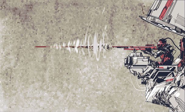 винтовка с футуристической концепцией
 - Фото, изображение