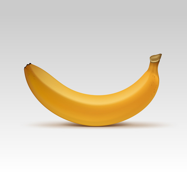 Banana Isolated on White Background - Vettoriali, immagini