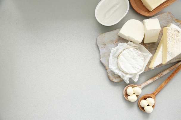 Dairy products on table - Photo, image