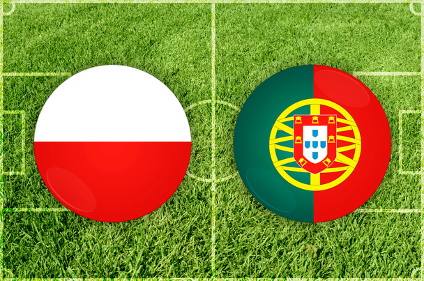 Polen vs Portugal - Foto, afbeelding