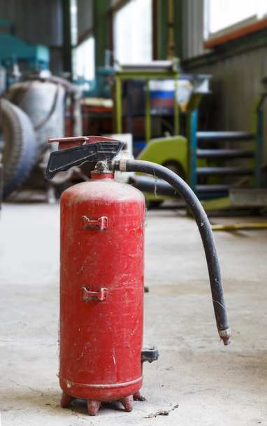 Obsolete and old fire extinguisher i - Photo, Image