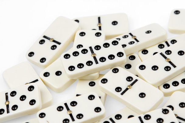 Dominoes laying flat - Photo, Image