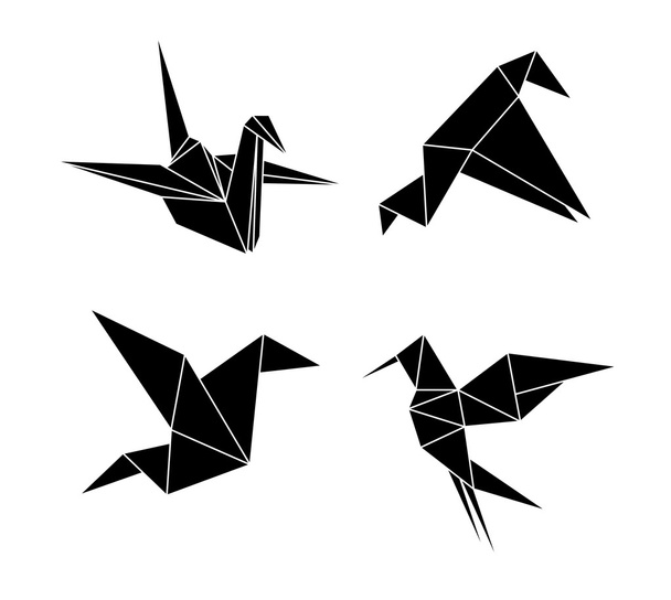 Орігамі дизайн рисунку
 - Вектор, зображення