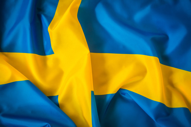 Flags of  Sweden .,High definition images - Fotoğraf, Görsel