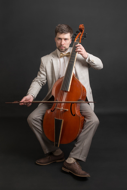 portrait of a musician - Фото, изображение