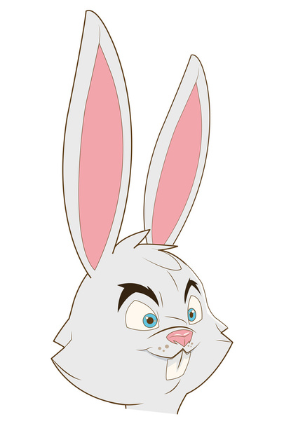 значок мультфільмів Кролика
 - Вектор, зображення