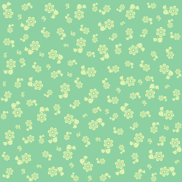 Green floral pattern - Foto, Imagen