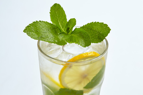 summer lemonade in glass - Foto, Imagem