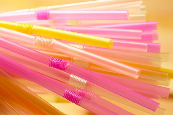 colorful drinking straws - Photo, Image