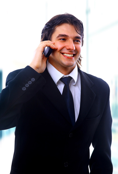 Businessman making a phone call - Фото, изображение