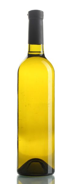 Bottle of wine isolated on white - Photo, image