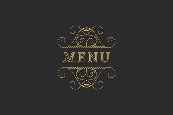 Restaurant Menu Headline - Vector, Image