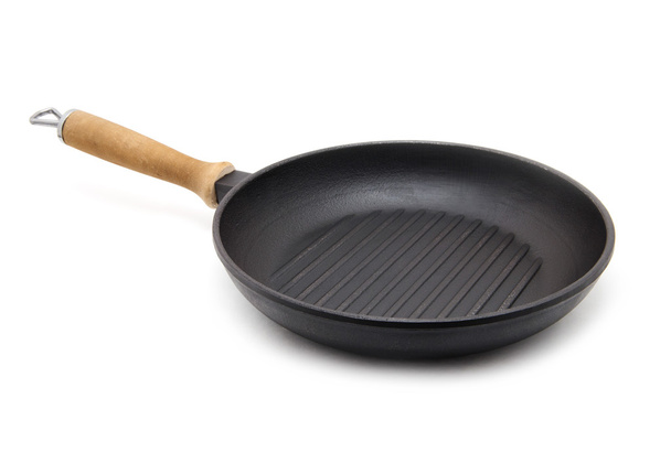 Frying pan isolated on white - Photo, Image