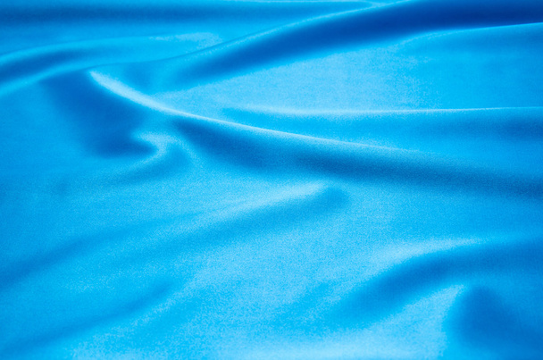 μπλε σατέν ως φόντο - Φωτογραφία, εικόνα